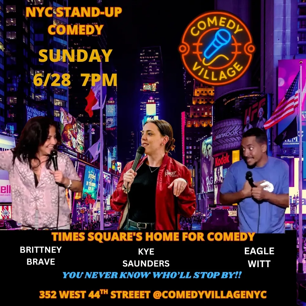 Poster for NYC Stand-Up | Sun, June 28th @7 PM