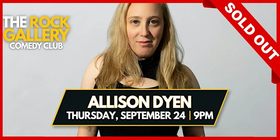 Poster for Allison Dyen Stand-Up Comedy Show