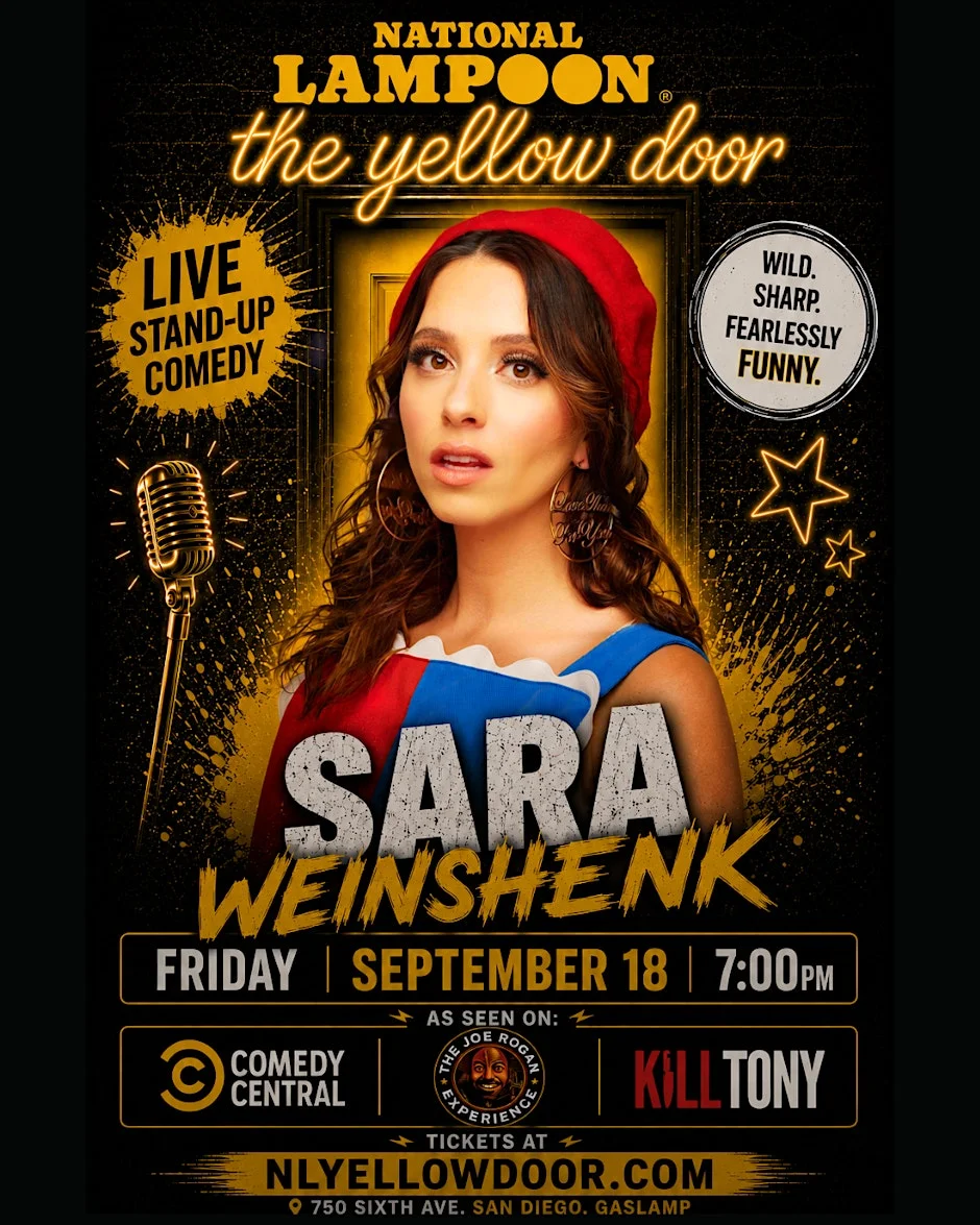 Poster for Sara Weinshenk: Live in San Diego