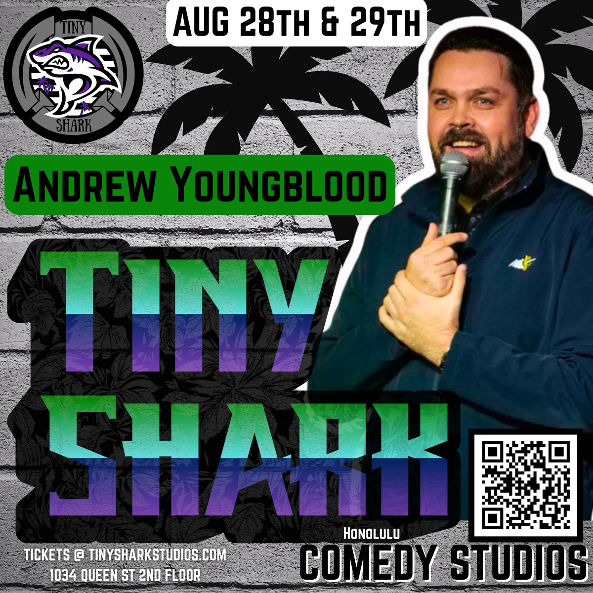 Poster for FRIDAY NIGHT FUNNY - AUG 28TH - ANDREW YOUNGBLOOD