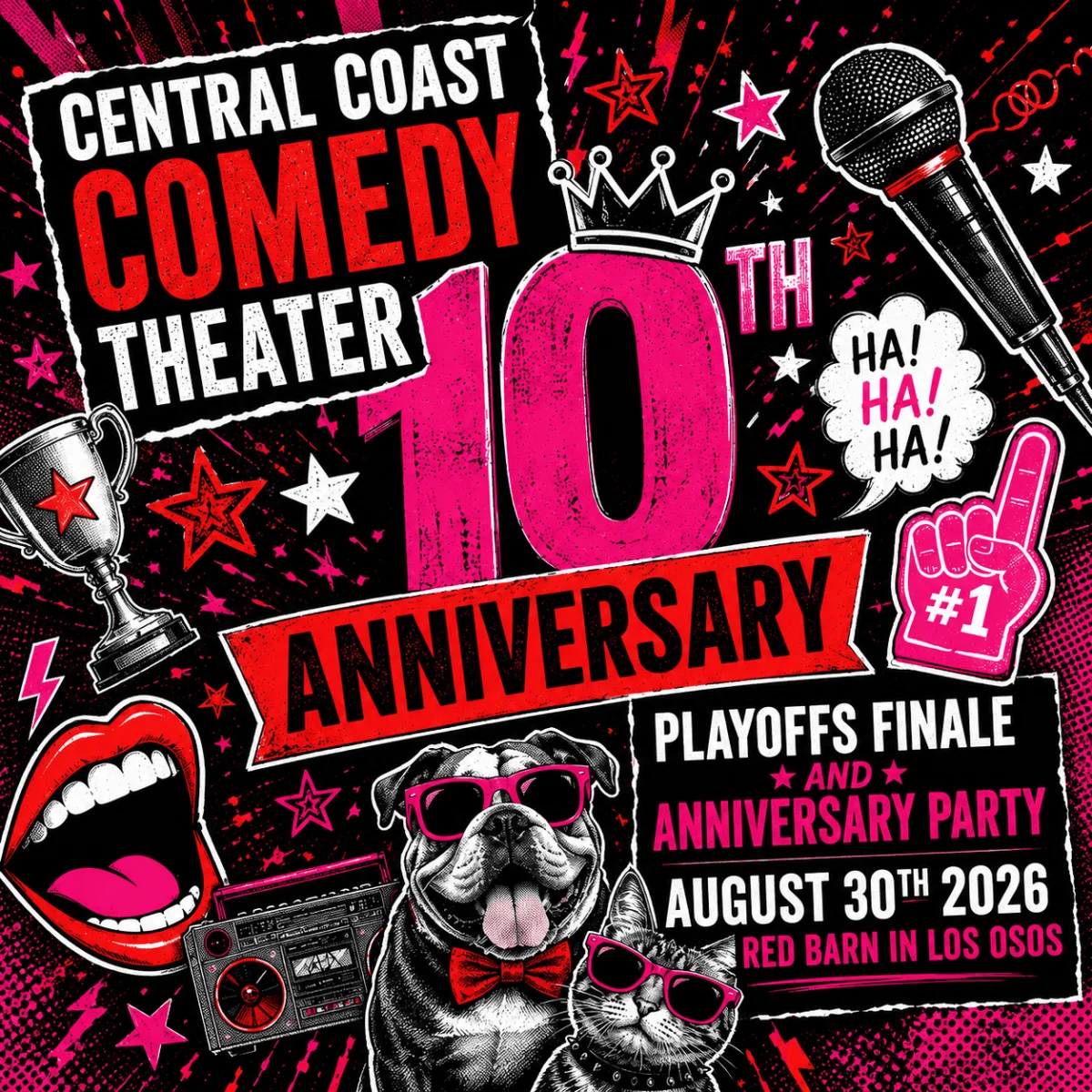 Poster for 10th Anniversary Improv Playoffs