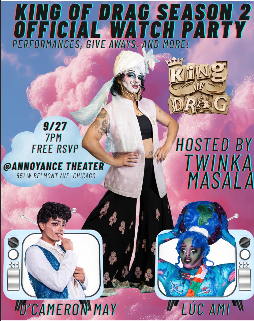 Poster for King of Drag Season 2 Watch Party