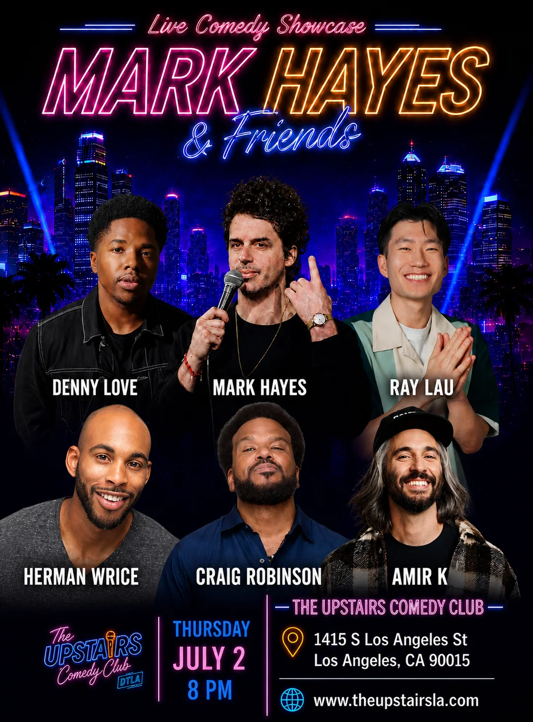 Poster for Mark Hayes & Friends