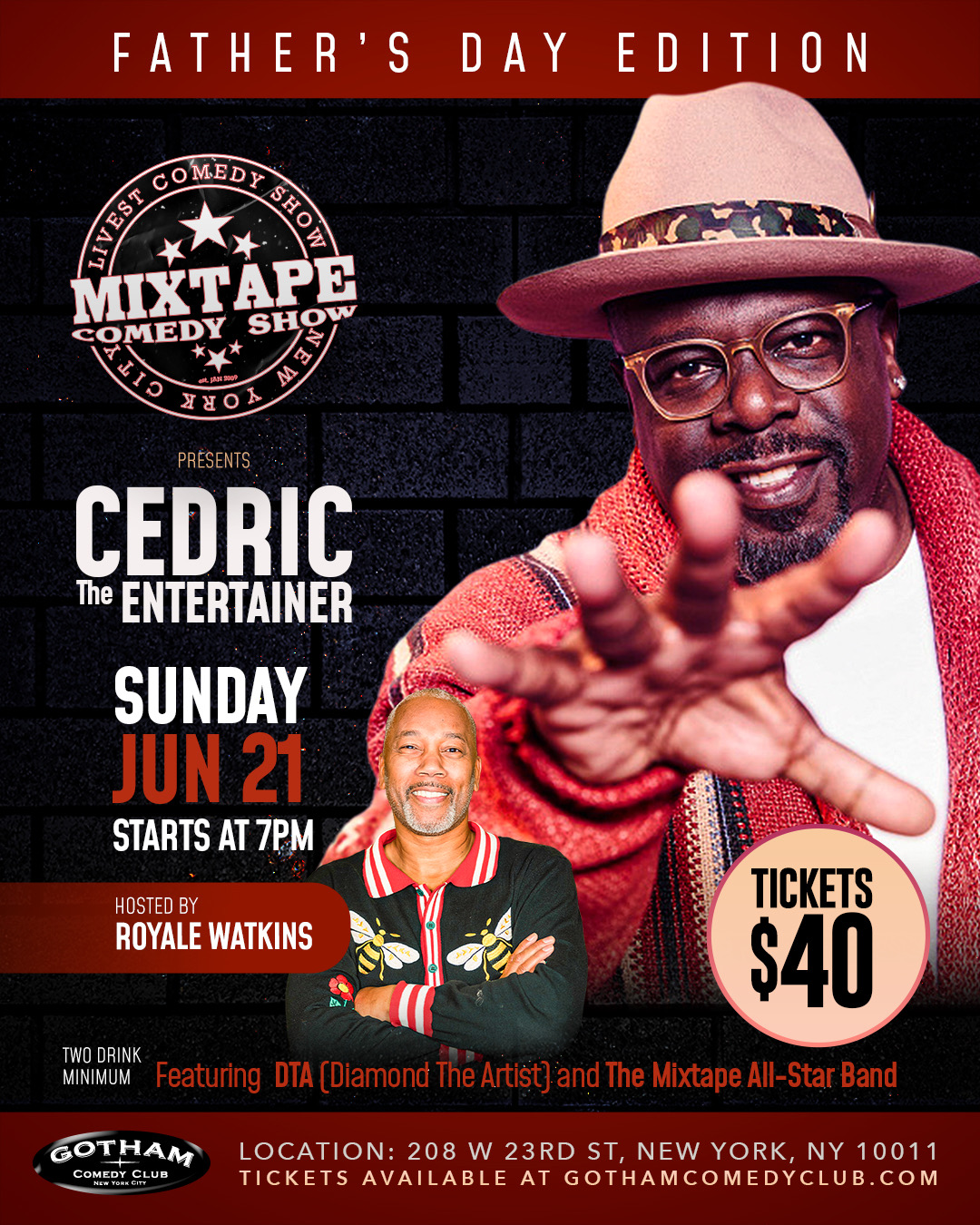 Poster for Mixtape Comedy Show