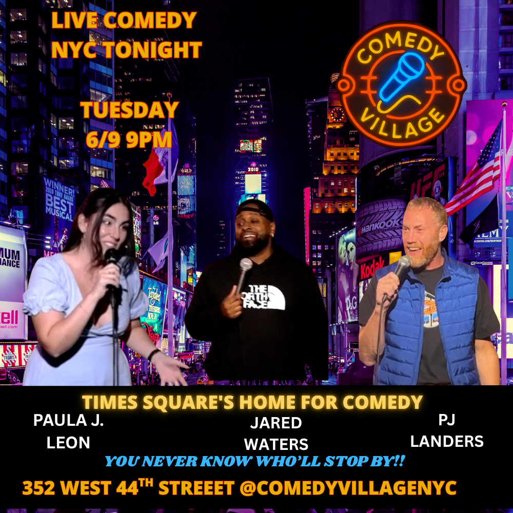 Poster for NYC Stand-Up | Tue, June 9th @9 PM