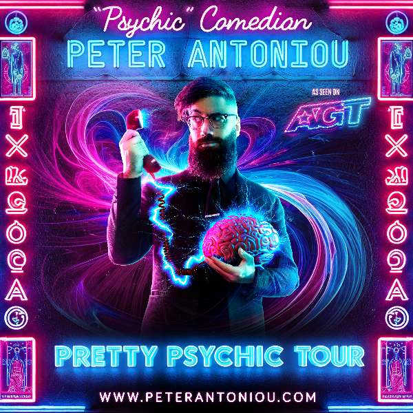 Poster for Peter Antoniou: Pretty Psychic Tour