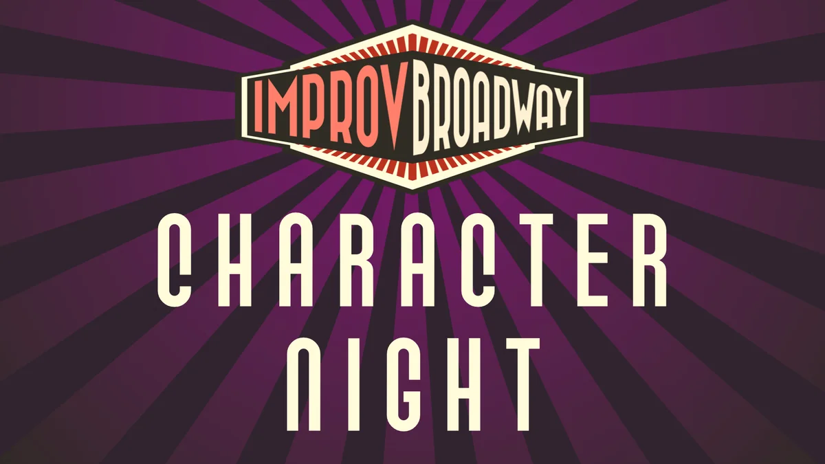 Poster for Improv Show - Character Night