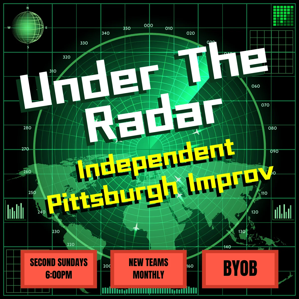 Poster for Under the Radar: Independent Pittsburgh Improv