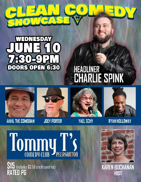 Poster for Clean Comedy Showcase