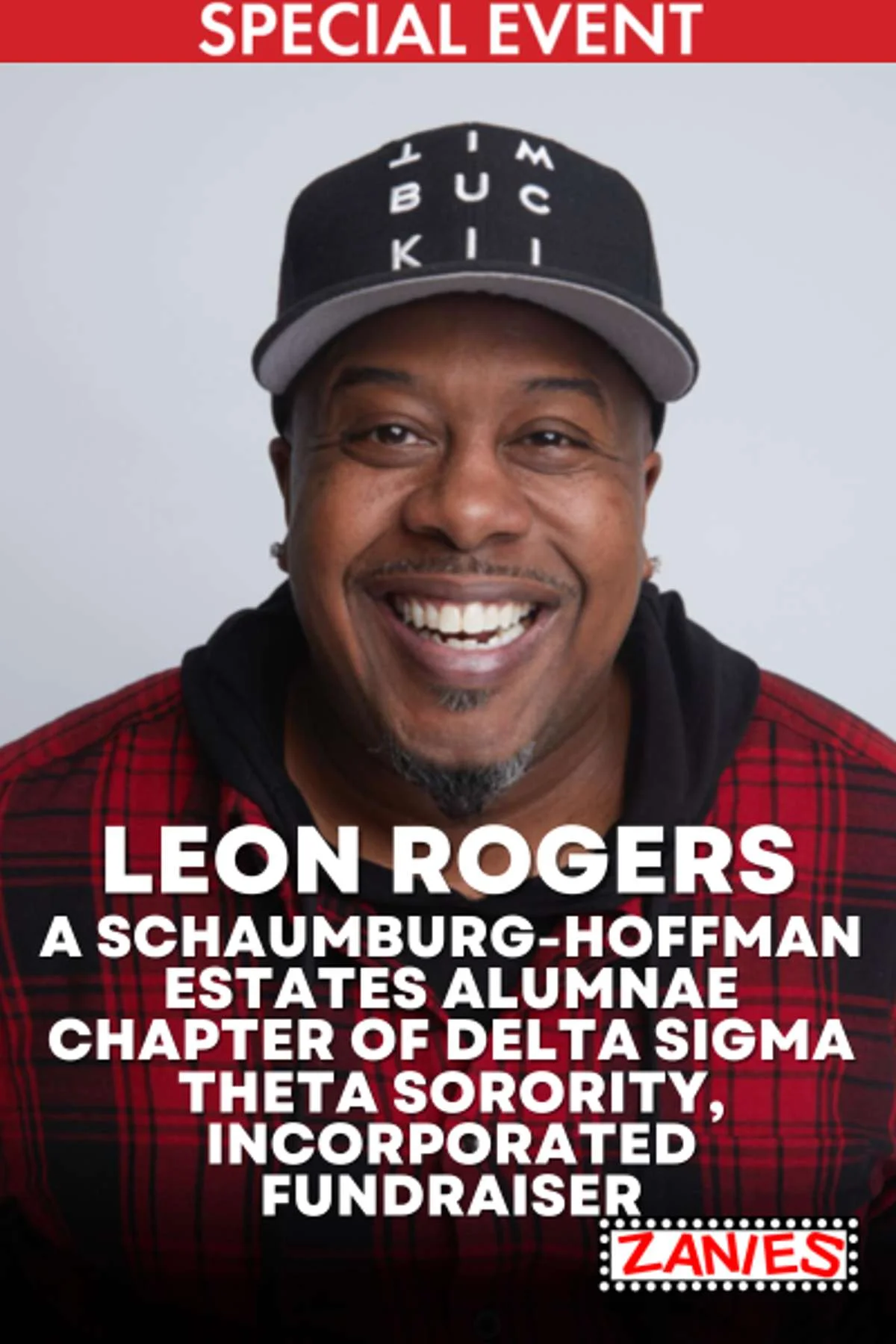 Poster for Laugh Out Loud Fundraiser- Leon Rogers