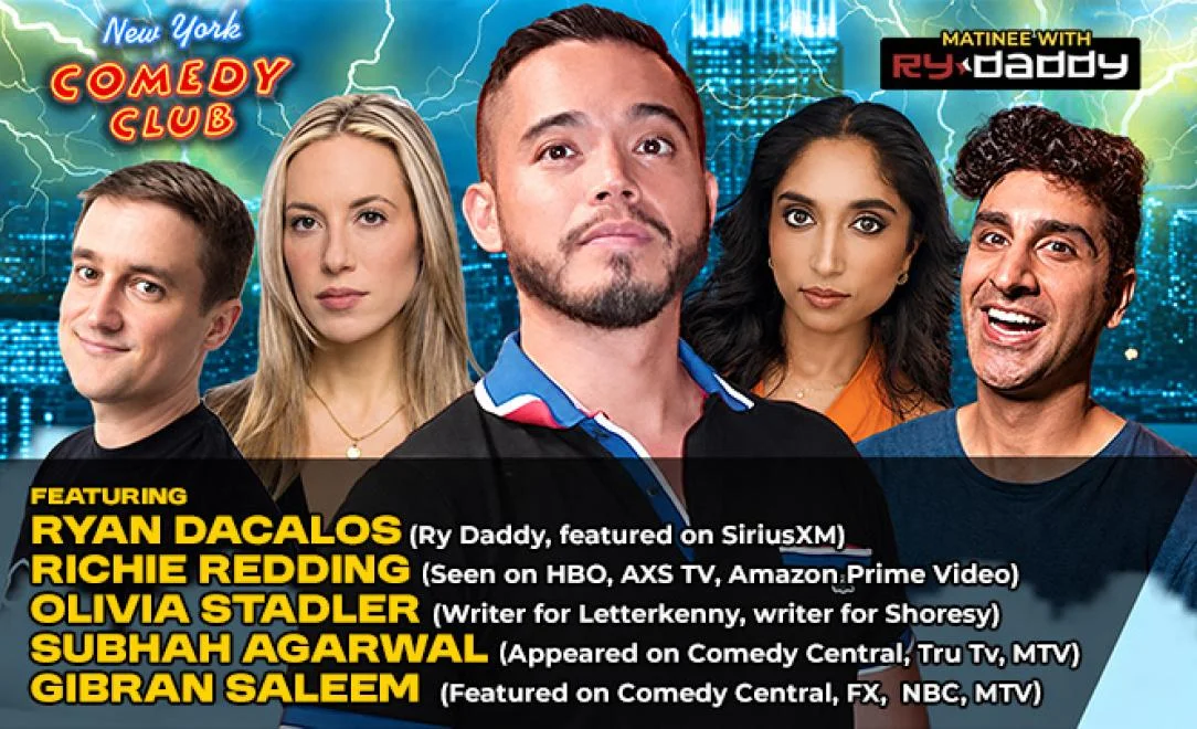 Poster for Matinee with Ry Daddy ft: Richie Redding, Olivia Stadler, Subhah Agarwal, Gibran Saleem, Ryan Dacalos