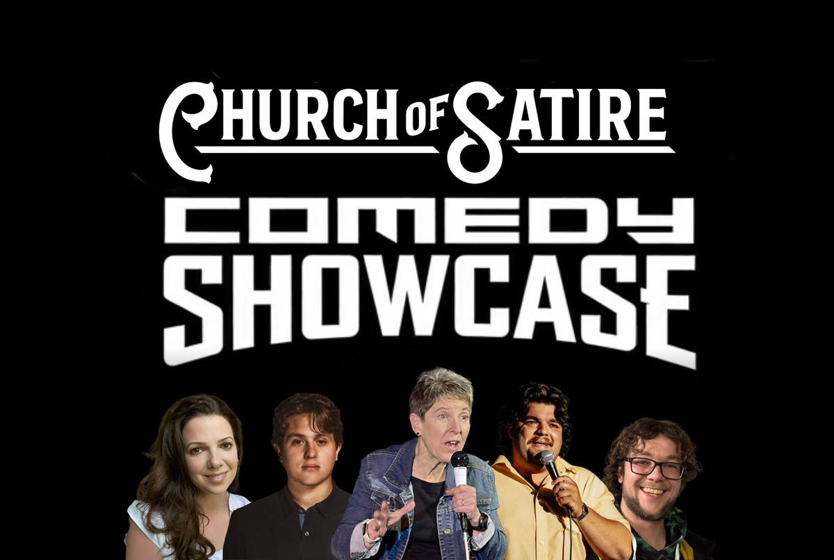 Poster for Church of Satire Comedy Showcase