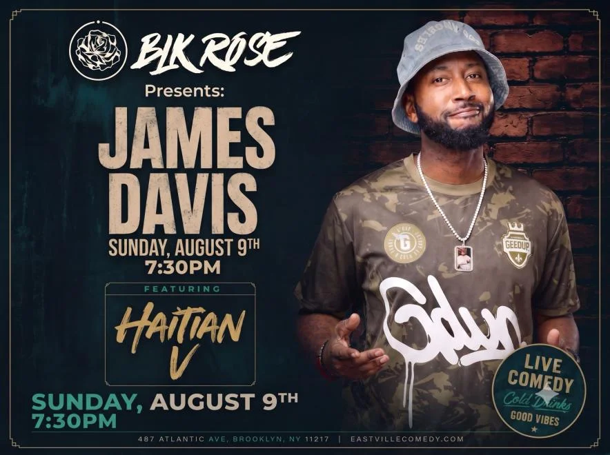 Poster for Blk Rose Presents: James Davis in Brooklyn