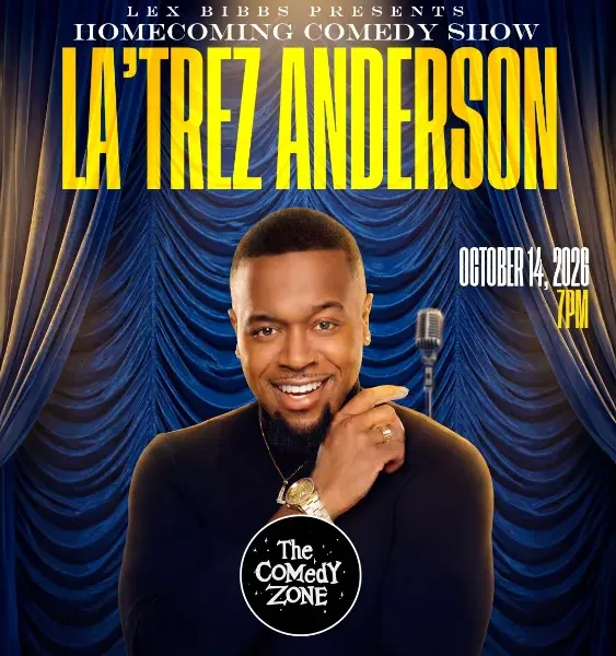 Poster for Lex Bibbs Presents....JCSU Alumni Comedy Show (Fundraiser for Annual Scholarship)