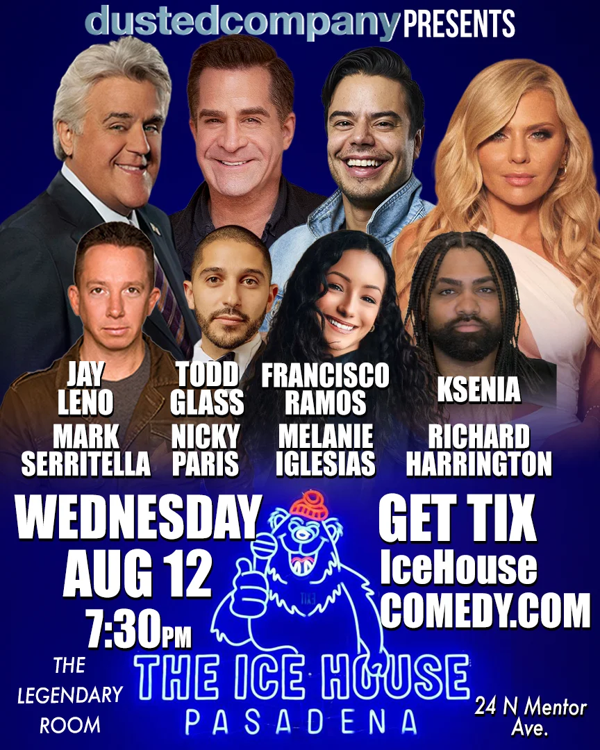 Poster for Jay Leno, Todd Glass, Francisco Ramos