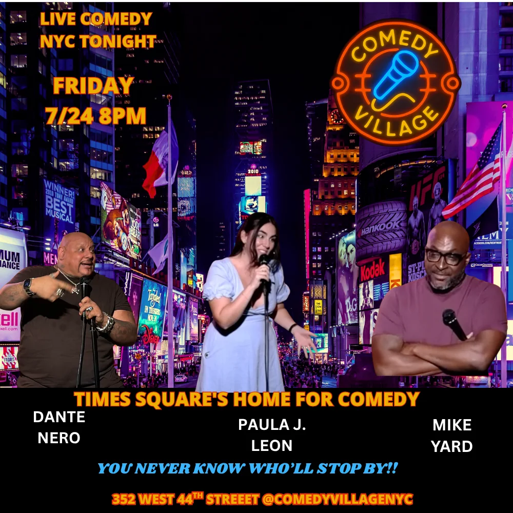 Poster for NYC Stand-Up | Fri, July 24th @8 PM