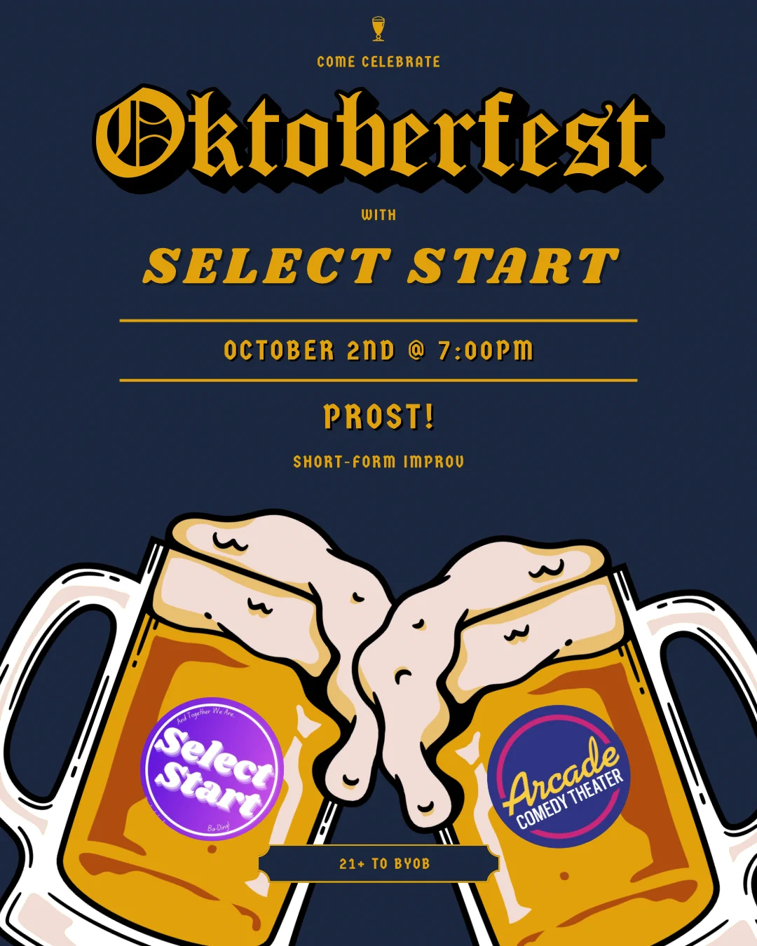 Poster for Oktoberfest with Select Start