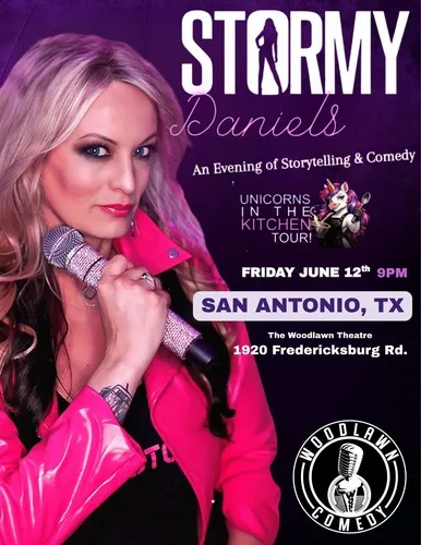 Poster for Stormy Daniels “Unicorns In The Kitchen Tour”