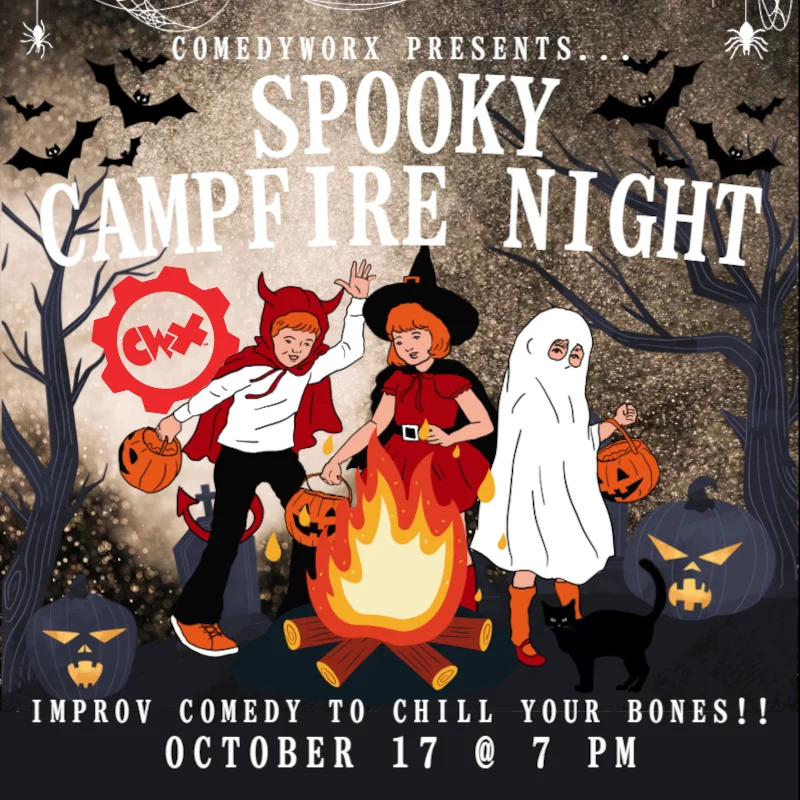 Poster for Spooky Campfire Night