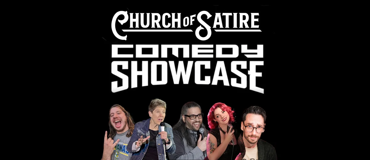 Poster for Church of Satire Comedy Showcase