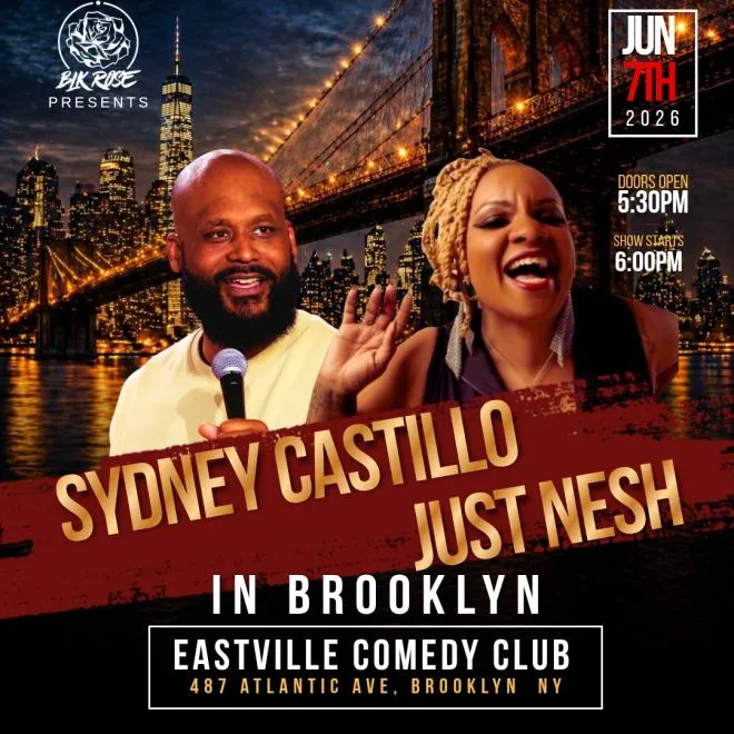 Poster for Blkrose Productions Presents: Isiah Kelly, Sydney Castillo, Just Nesh Hosted By Sinck