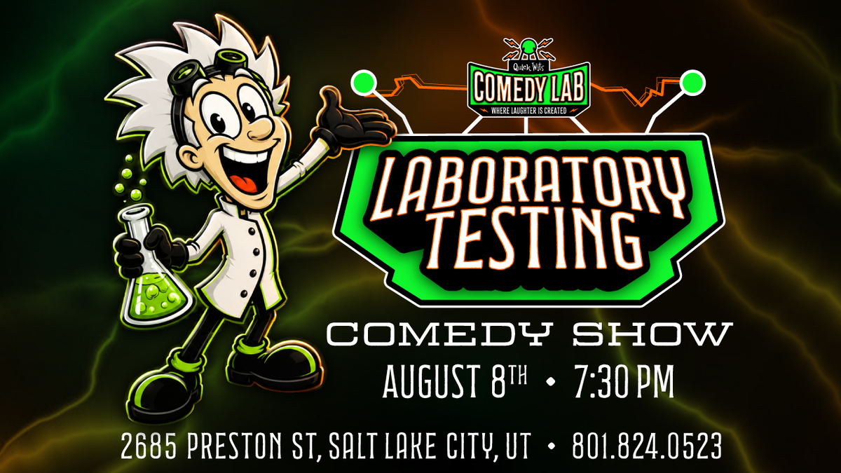 Poster for Laboratory Testing Comedy Show