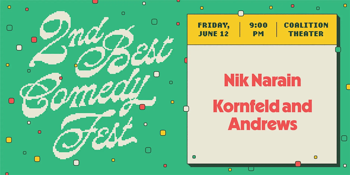 Poster for 2ND BEST FEST / Kornfeld and Andrews / Coalition Theater