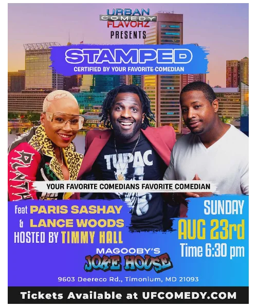 Poster for URBAN COMEDY FLAVORZ "Stamped"