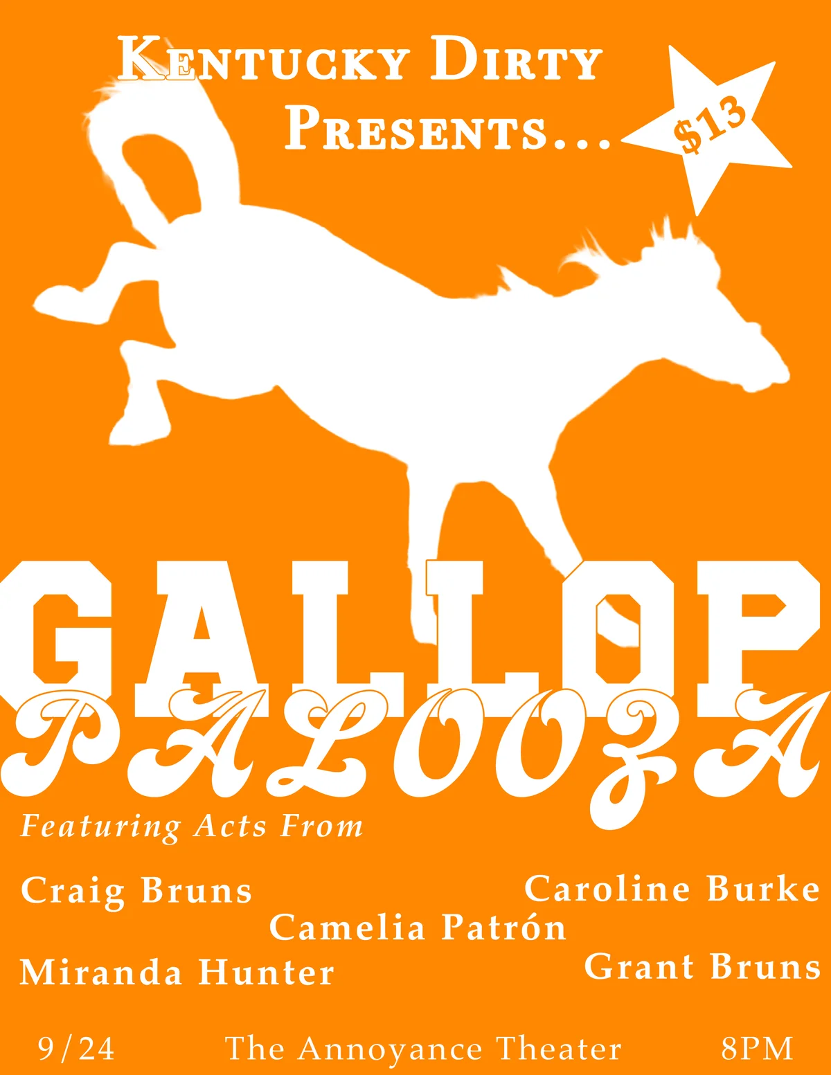 Poster for Kentucky Dirty: Gallop-palooza