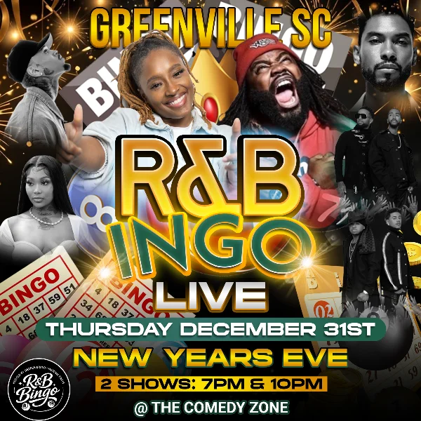 Poster for R&B Bingo - NYE Kickoff