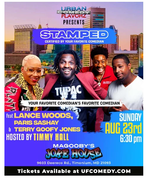 Poster for URBAN COMEDY FLAVORZ "Stamped"