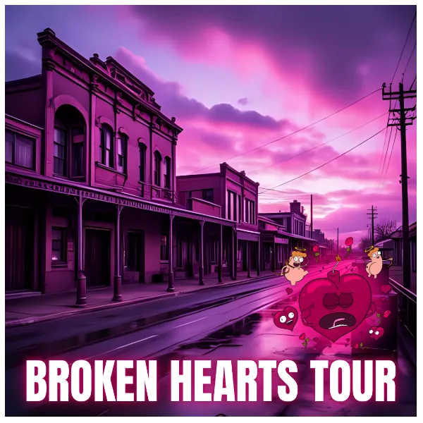 Poster for PLANO BROKEN HEARTS GHOST WALK
