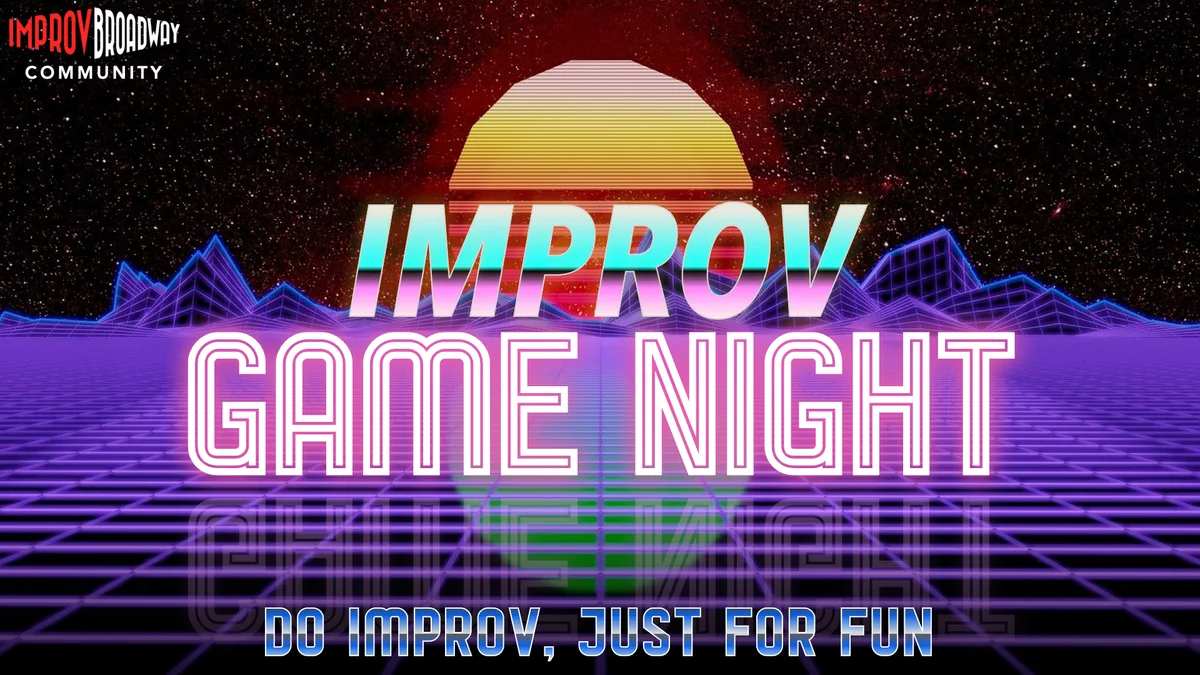 Poster for Improv Game Night