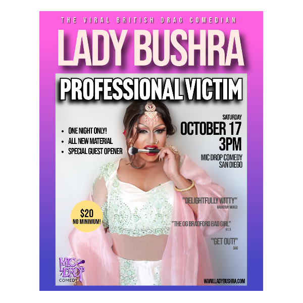 Poster for LADY BUSHRA: PROFESSIONAL VICTIM
