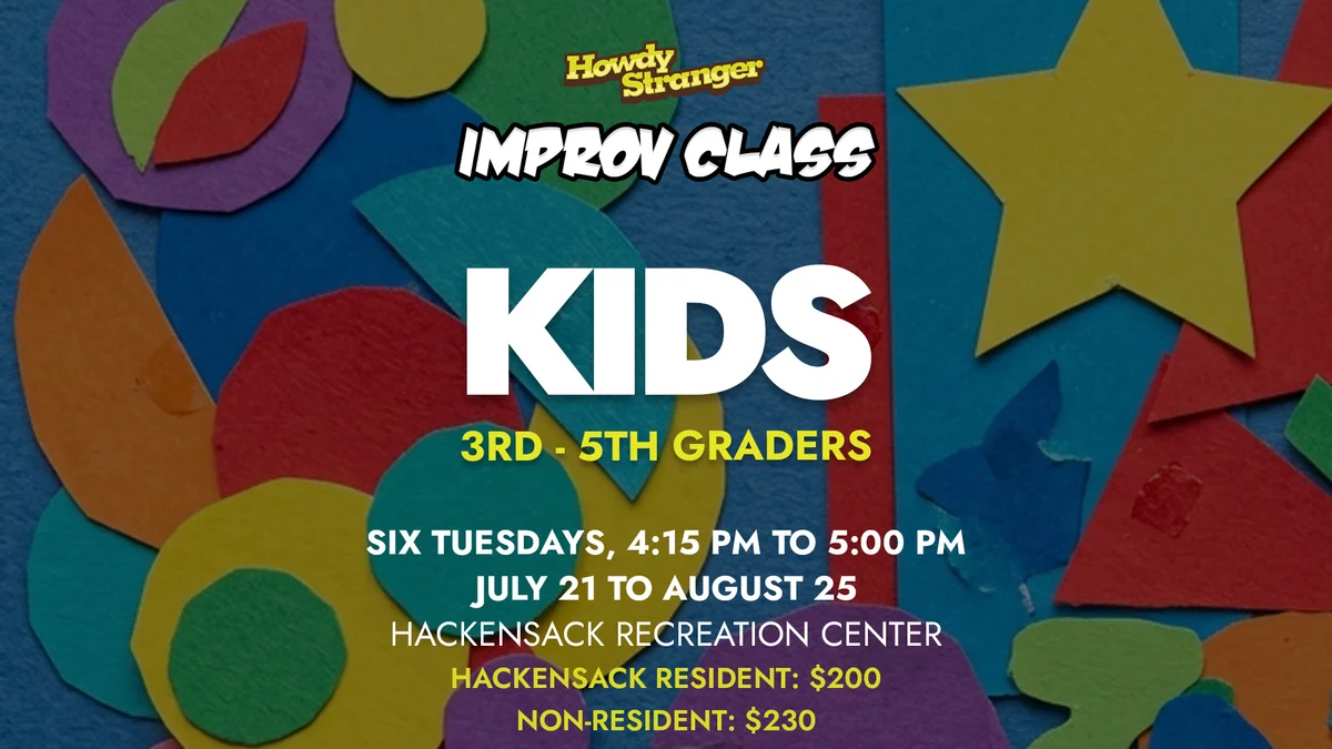 Poster for Improv for Kids (3rd to 5th Graders)