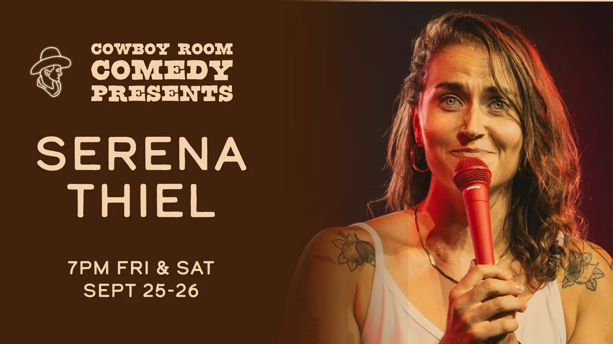 Poster for 9/25-26 HEADLINER SERENA THIEL