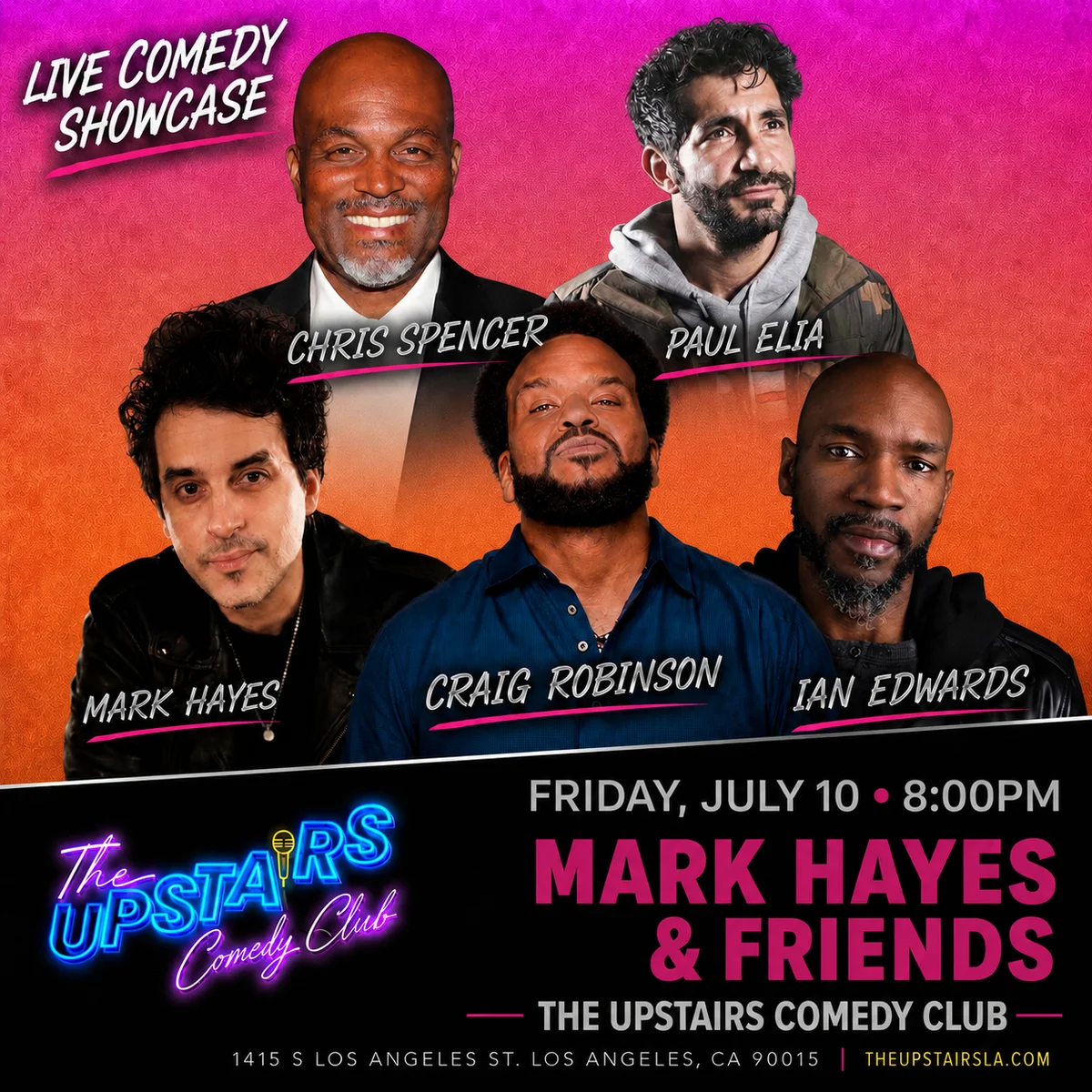 Poster for THE UPSTAIRS COMEDY SHOWCASE