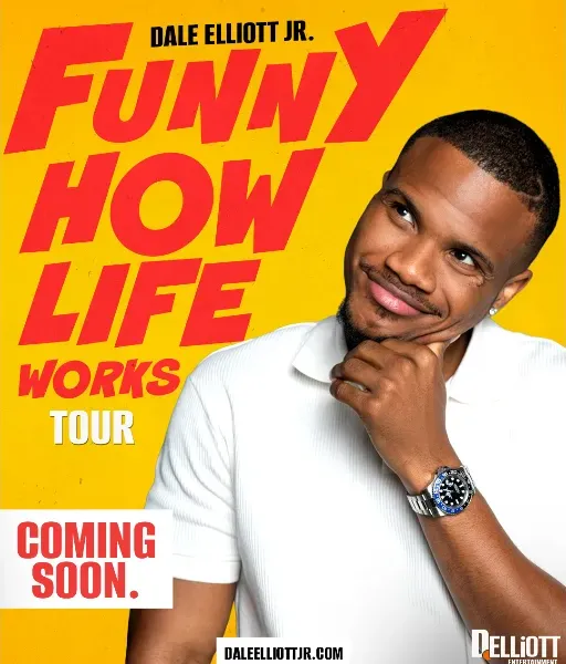 Poster for Dale Elliott Jr. "FUNNY HOW LIFE WORKS TOUR"