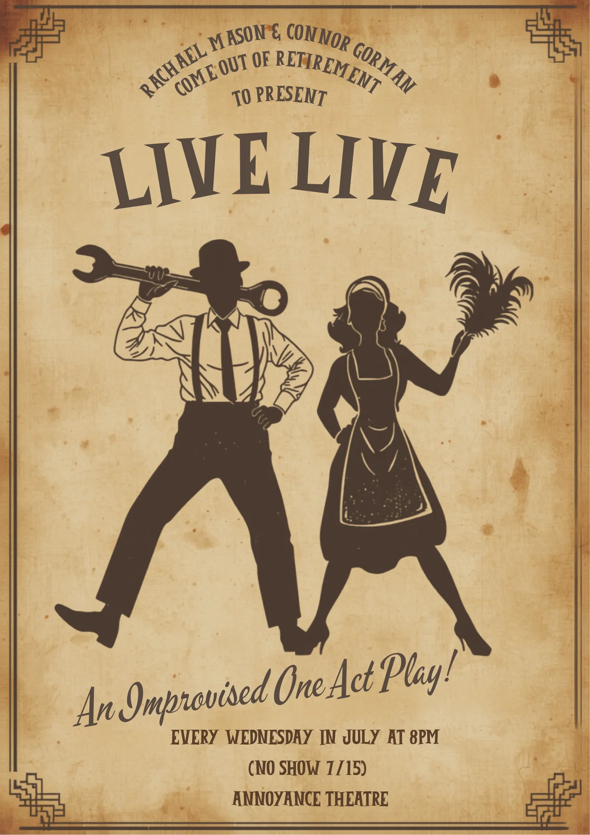 Poster for Live Live!