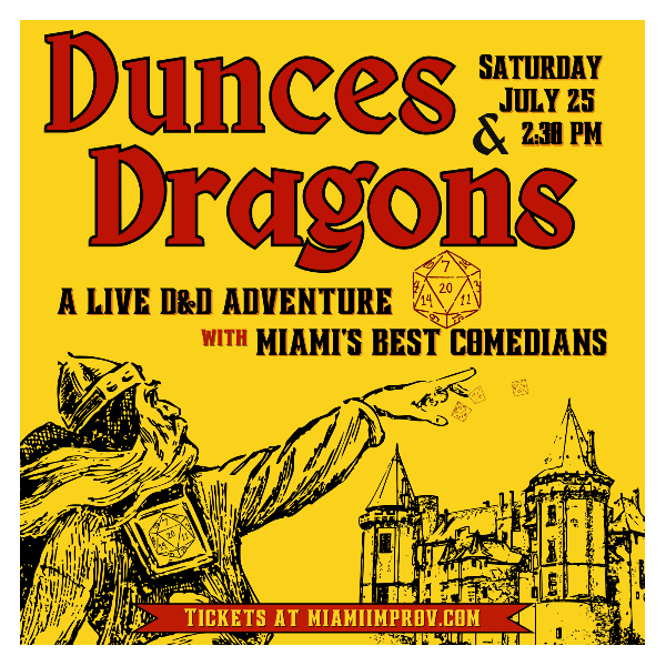 Poster for Dunces & Dragons Live