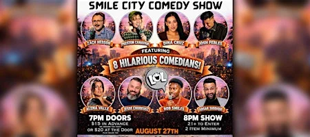 Poster for Smile City Comedy Show! with Rob Smiles