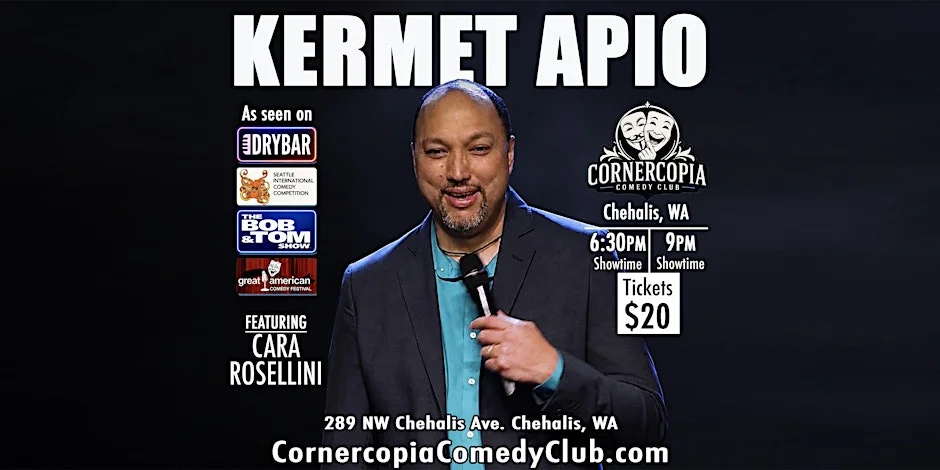 Poster for Headliner Kermet Apio!