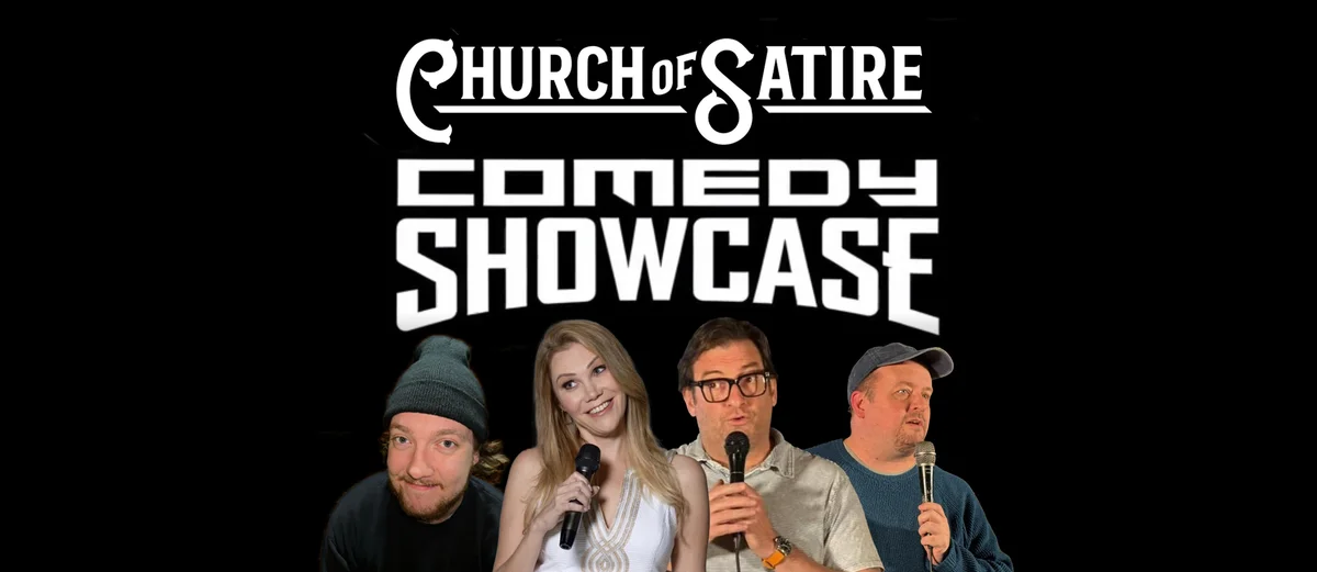 Poster for Church of Satire Comedy Showcase