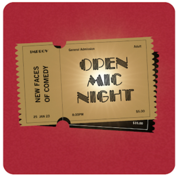 Poster for Open Mic Night
