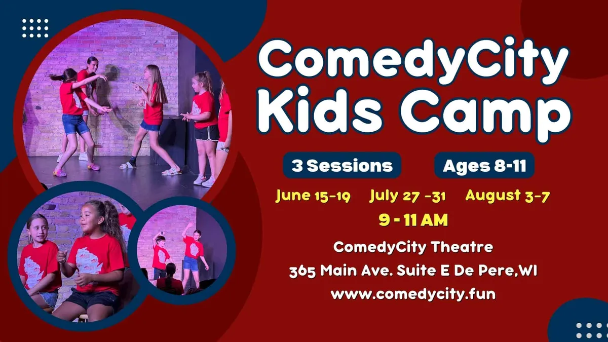Poster for ComedyCity Kids Camp 2026