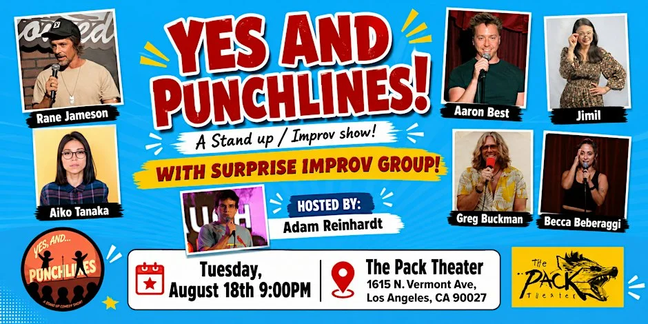 Poster for Yes And Punchlines!