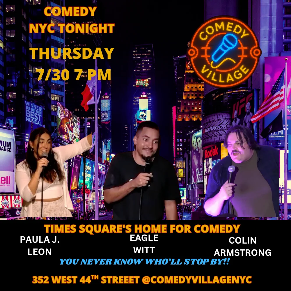 Poster for NYC Stand-Up | Thur, July 30th @7 PM