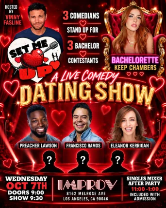 Poster for Set Me Up ft. Vinny Fasline, Preacher Lawson, Francisco Ramos, Eleanor Kerrigan and more TBA