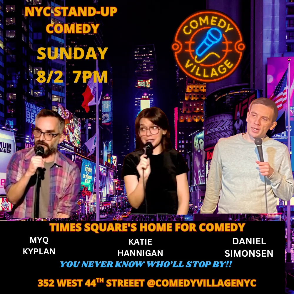 Poster for NYC Stand-Up | Sun, August 2nd@7 PM