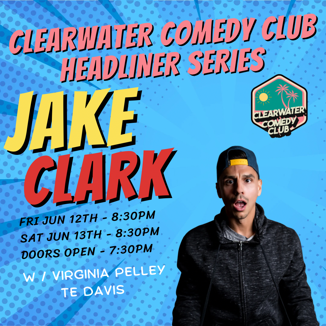 Poster for Headliner Jake Clark